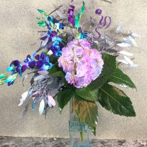 orchids blue flowers purple flowers | Spring Creek Design LLC | Gillette Wyoming